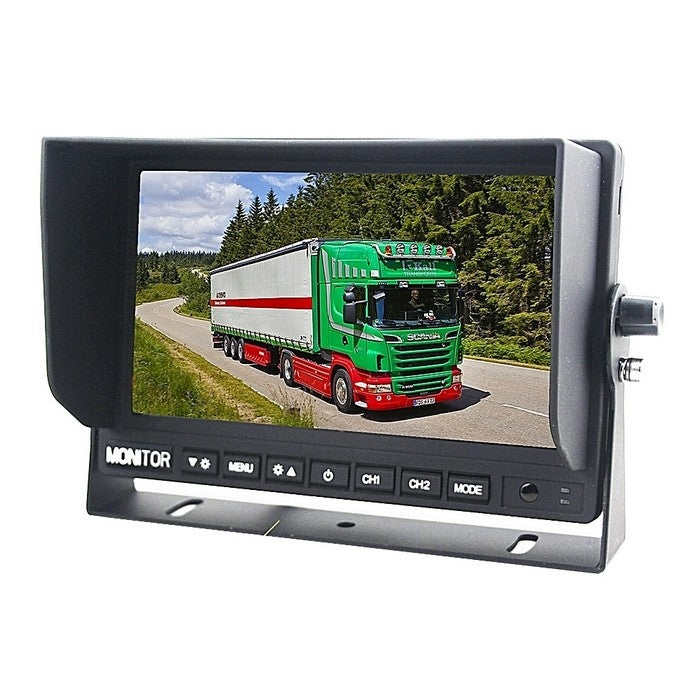 MONGOOSE 7" AHD 1080p - REAR VIEW MONITOR - 3 CAMERA INPUT