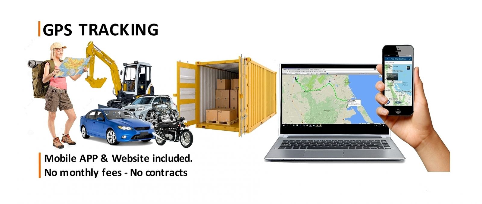 GPS tracking for Vehicles and Assets