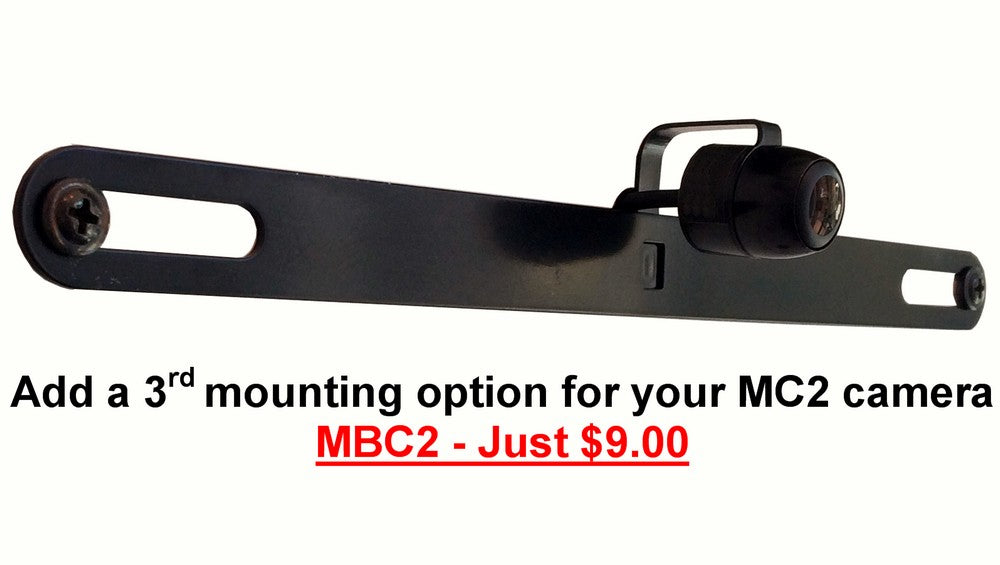 MONGOOSE CAR CAMERA BRACKET - Only works on MC2 Cameras