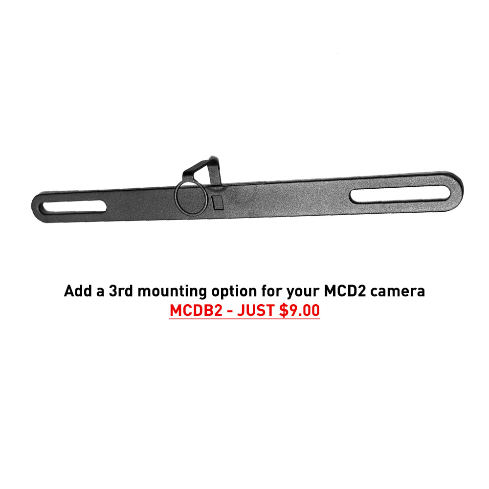 MONGOOSE CAR CAMERA BRACKET - Only works on NEW  -  MCD2 Cameras