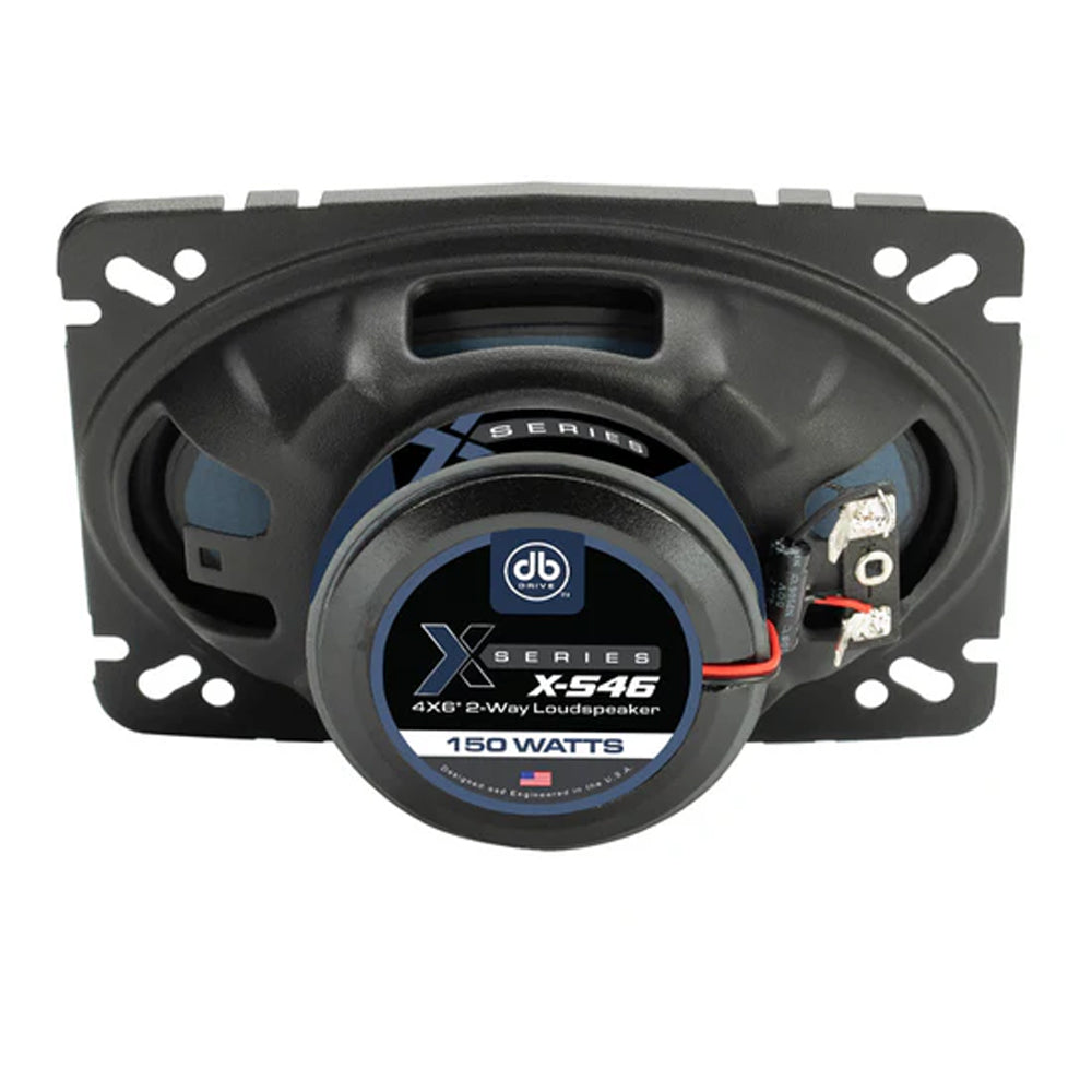 DB DRIVE 4" X 6" 2 WAY SPEAKERS 150W RMS (PAIR) X SERIES