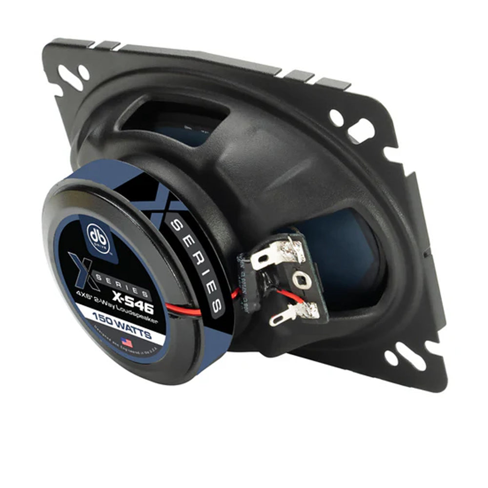 DB DRIVE 4" X 6" 2 WAY SPEAKERS 150W RMS (PAIR) X SERIES